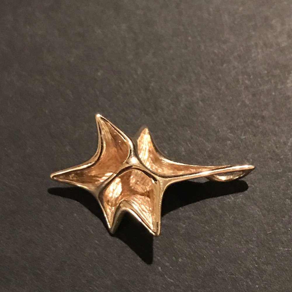 Gold Leaf Pendant