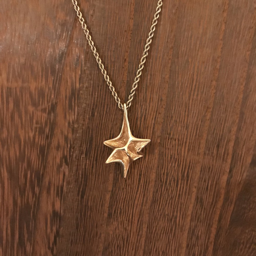Gold Leaf Pendant
